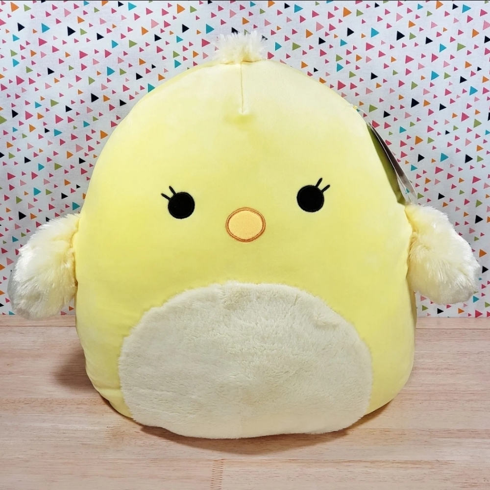 Squishmallow Aimee the Chick Fuzzy Belly 16" UltraSoft Easter Holiday Plush NWT